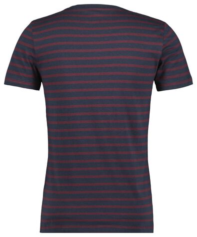 Herren-T-Shirt, Streifen dunkelblau - 1000021507 - HEMA