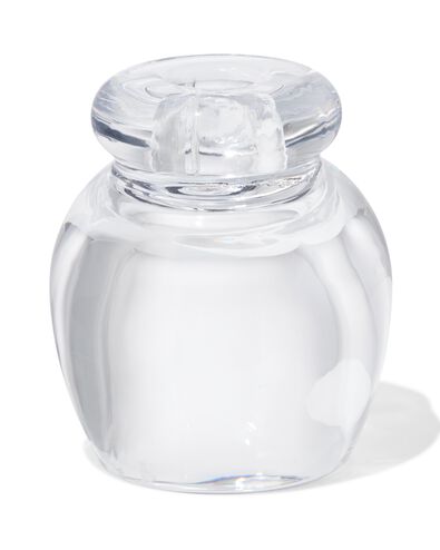 kandelaar 8.5x10cm glas transparant - 13325065 - HEMA