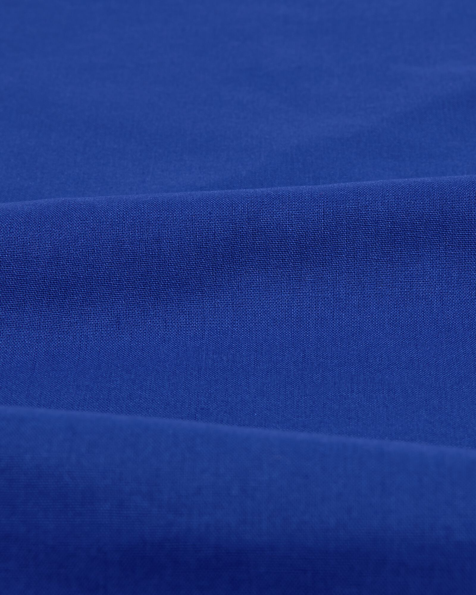 housse de couette 240x200/220cm en coton doux bleu cobalt - 5750063 - HEMA