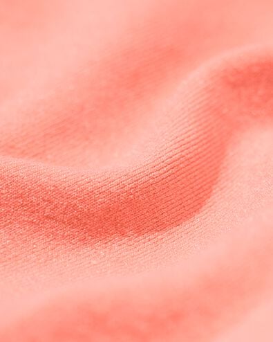 boxer femme sans coutures microfibre avec dentelle rose corail rose corail - 19680734CORALPINK - HEMA