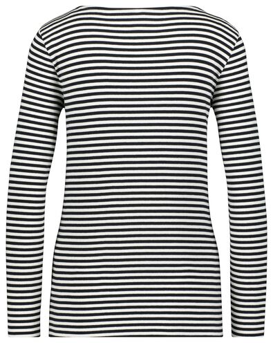 Damen-Shirt, U-Boot-Ausschnitt schwarz S - 36328366 - HEMA
