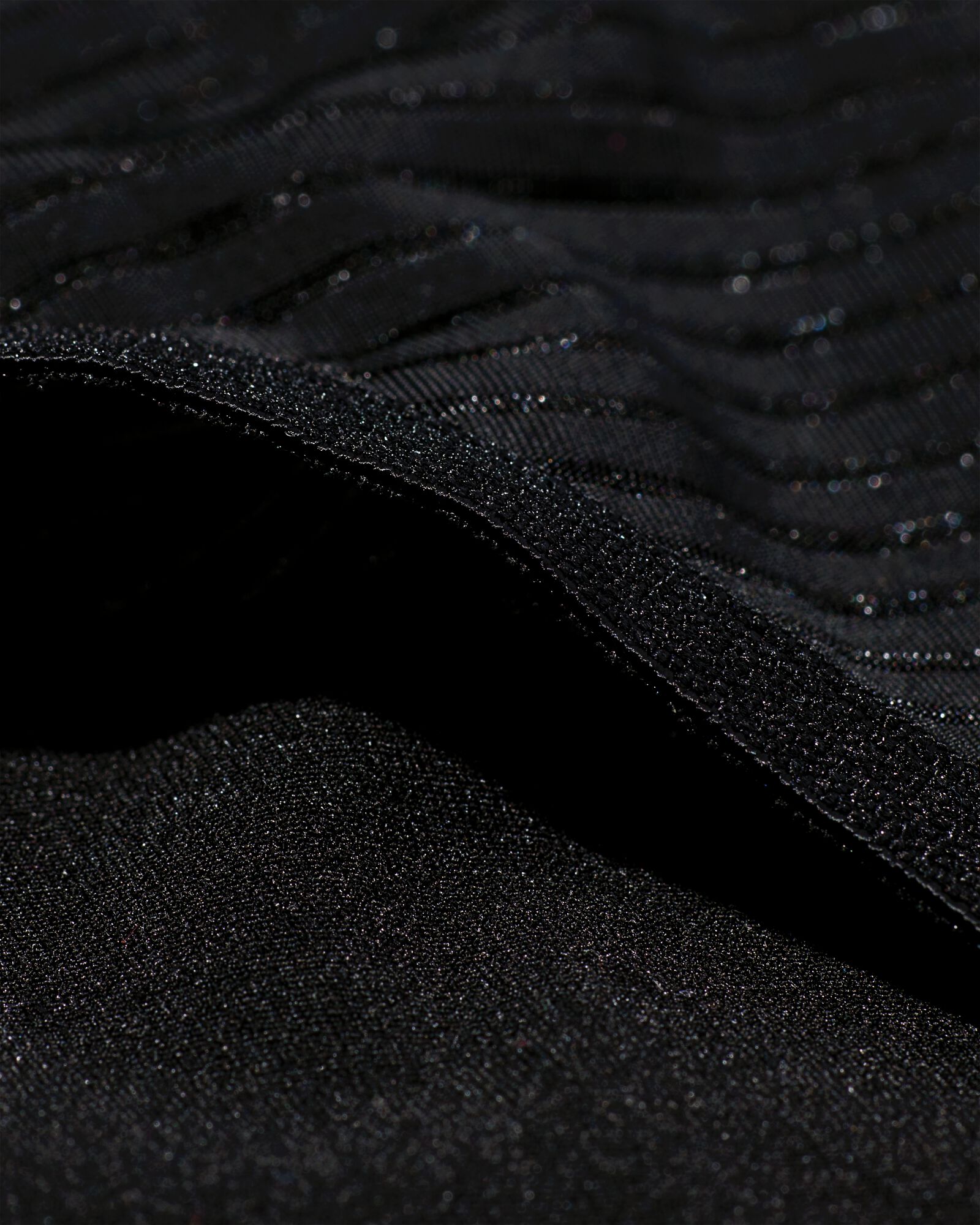 dames brazilian micro met mesh zwart - 19670214BLACK - HEMA