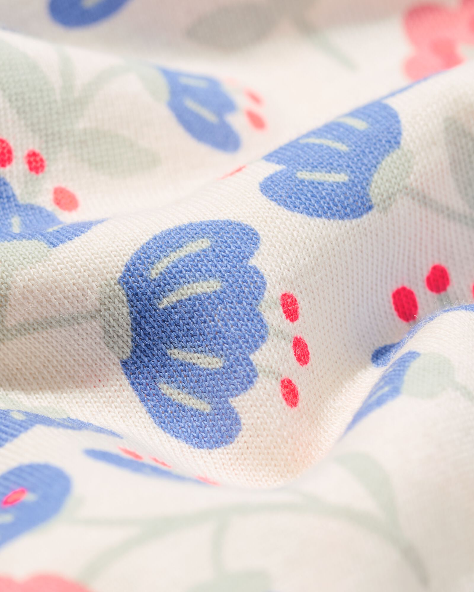 kindershortama bloemen gebroken wit gebroken wit - 23003460OFFWHITE - HEMA