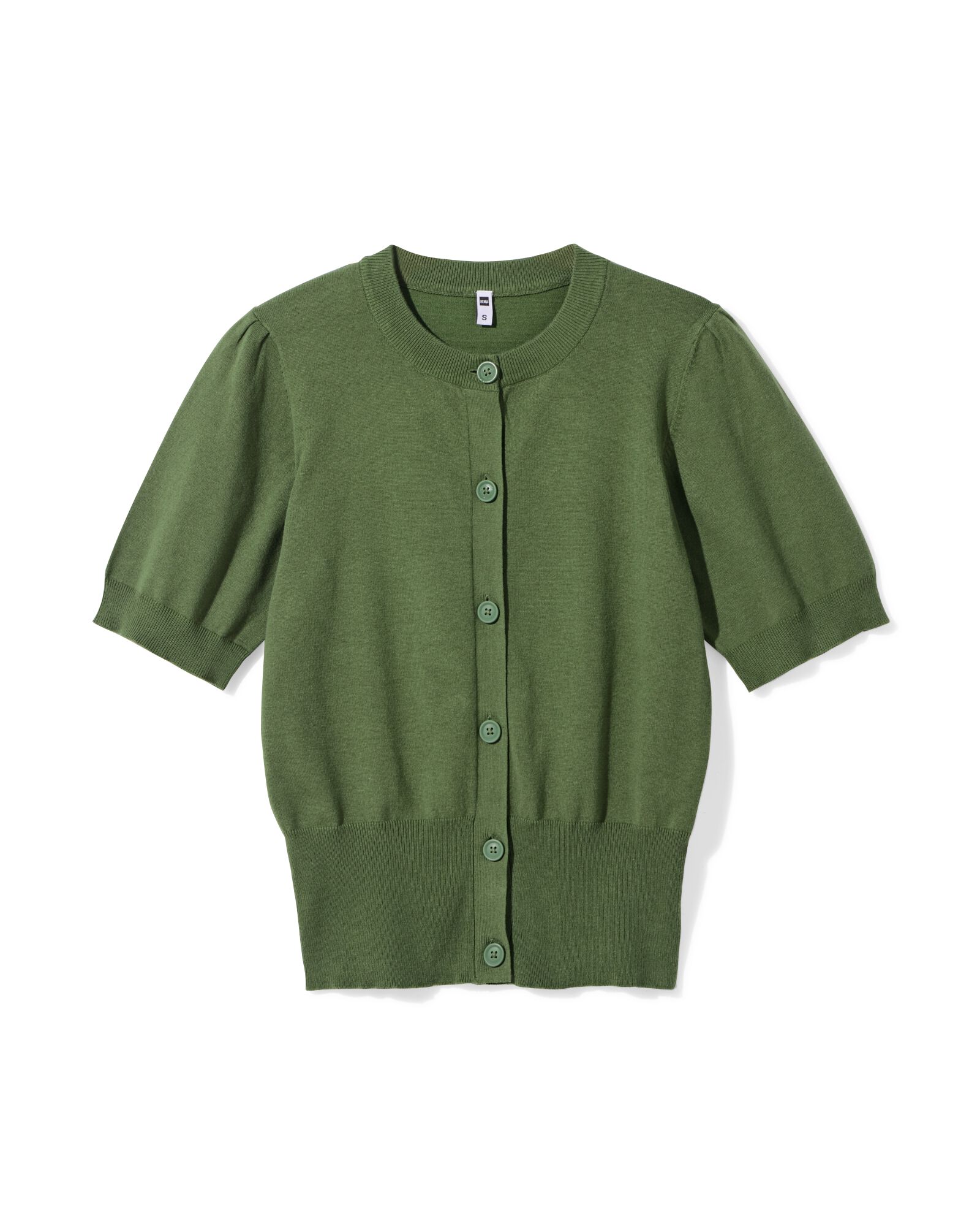 damesvest Rose groen - 36269575GREEN - HEMA