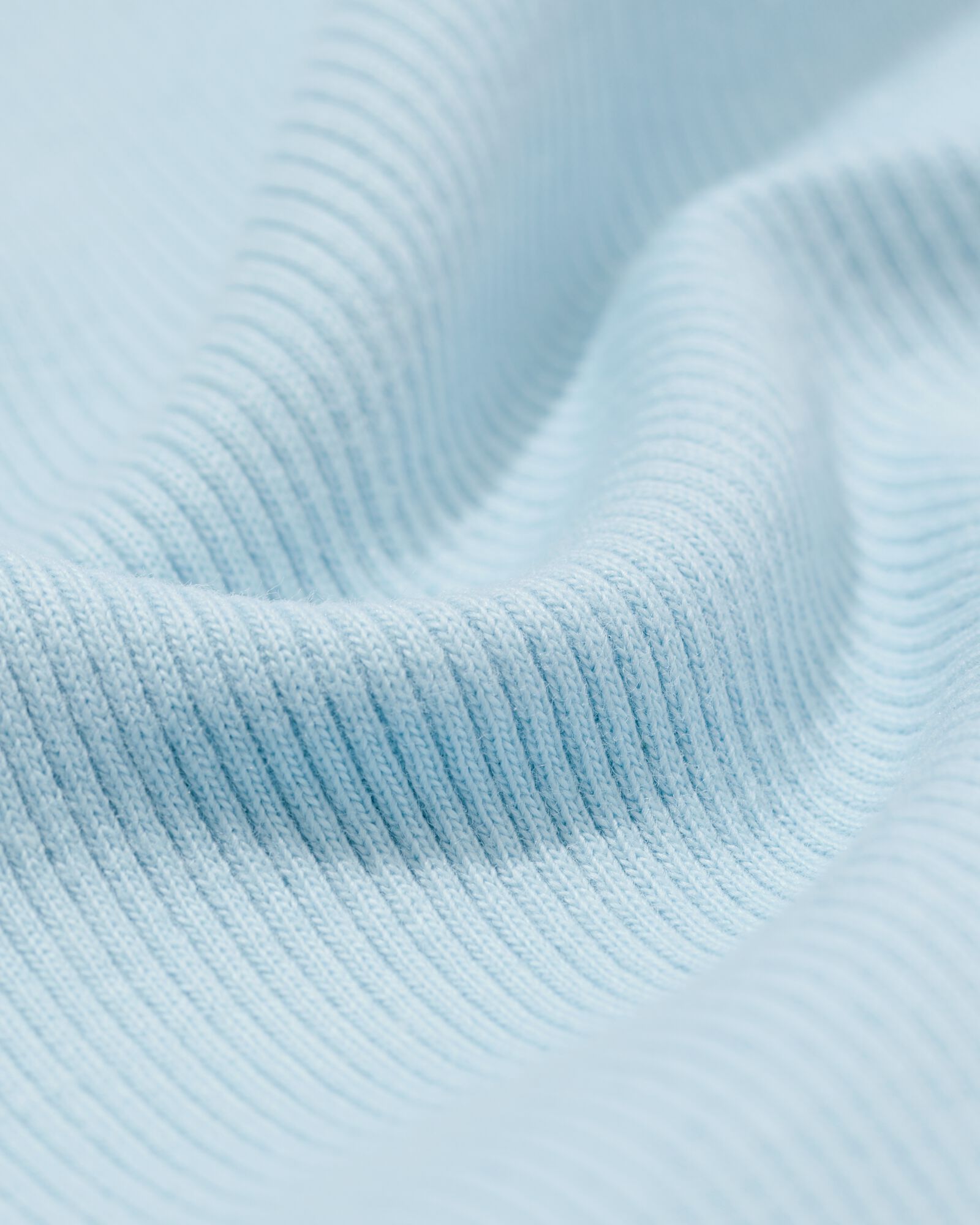 baby T-shirt rib - 2 stuks blauw blauw - 33085270BLUE - HEMA