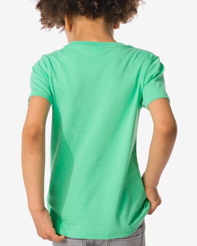 t-shirt enfant vague vert 122/128 - 30784671 - HEMA