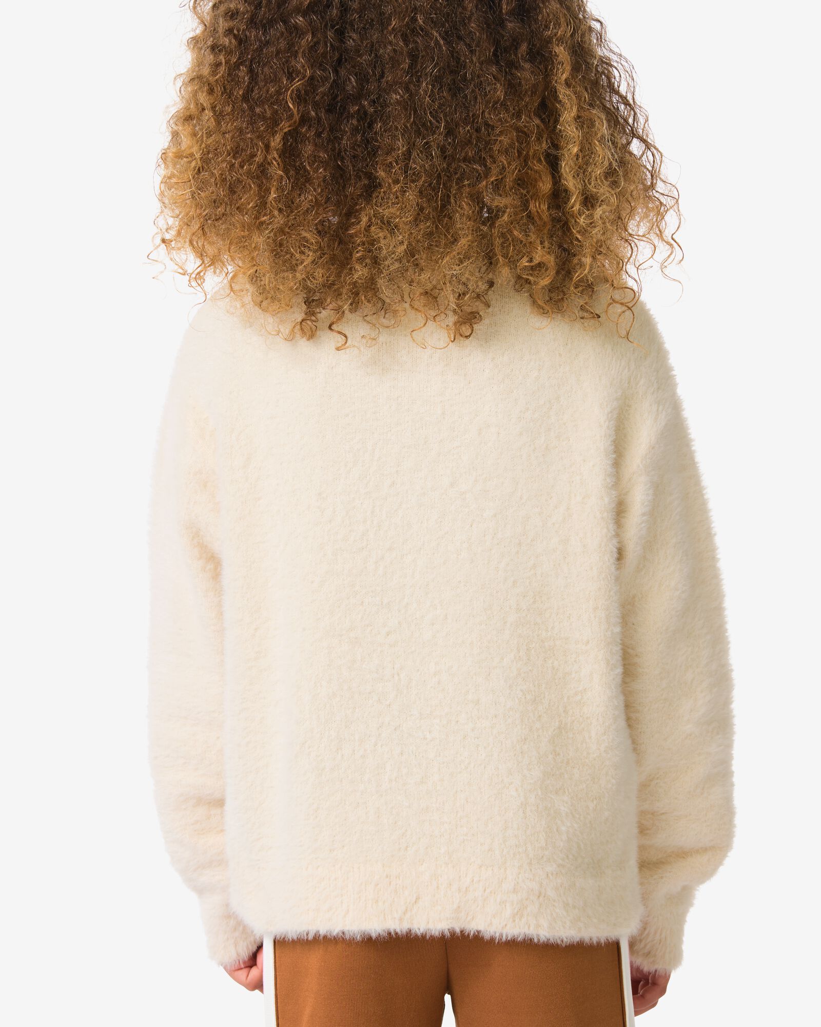 gilet enfant fluffy &eacute;cru &eacute;cru - 30827605ECRU - HEMA