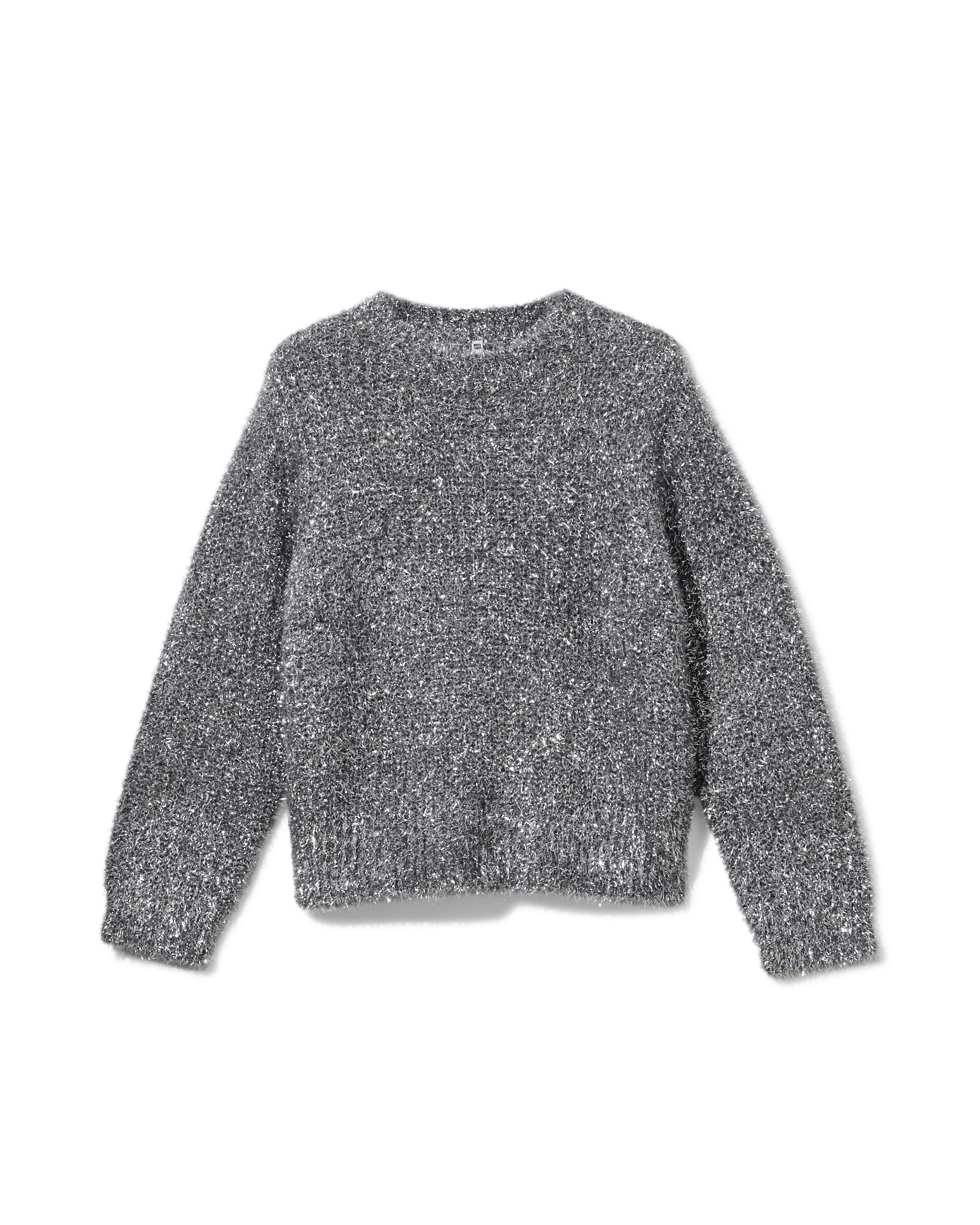 Damen-Pullover, gestrickt, Floor, Glitzerelemente silber - 36206070SILVER - HEMA