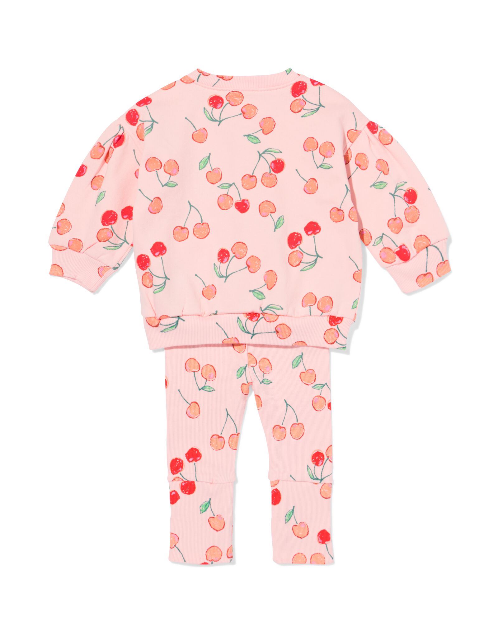 ensemble de surv&ecirc;tement b&eacute;b&eacute; coupe confortable c&ocirc;tel&eacute; cerise rose p&acirc;le rose p&acirc;le - 33066470LIGHTPINK - HEMA