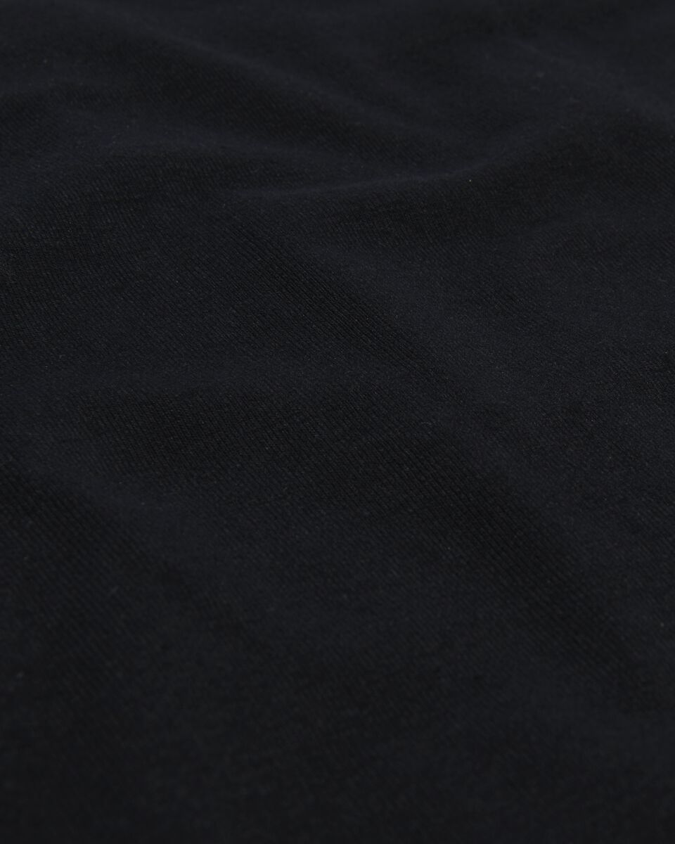 t-shirt femme, coton biologique noir XL - 36347226 - HEMA