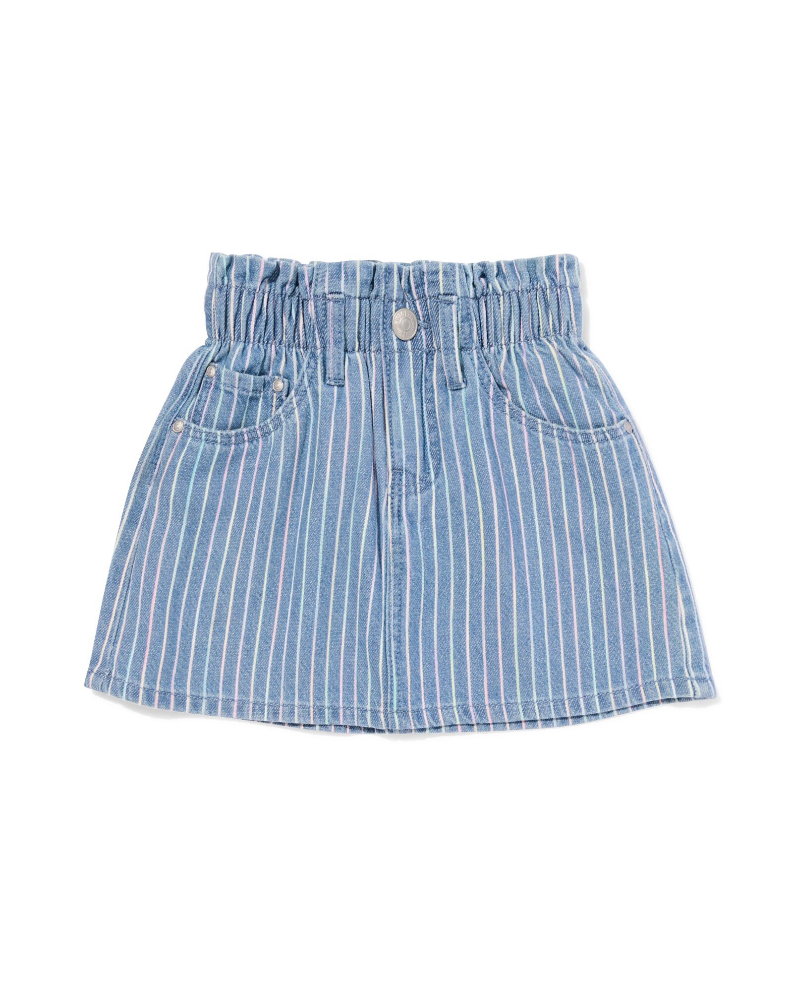 kinderrok strepen lichtblauw lichtblauw - 30850079LIGHTBLUE - HEMA