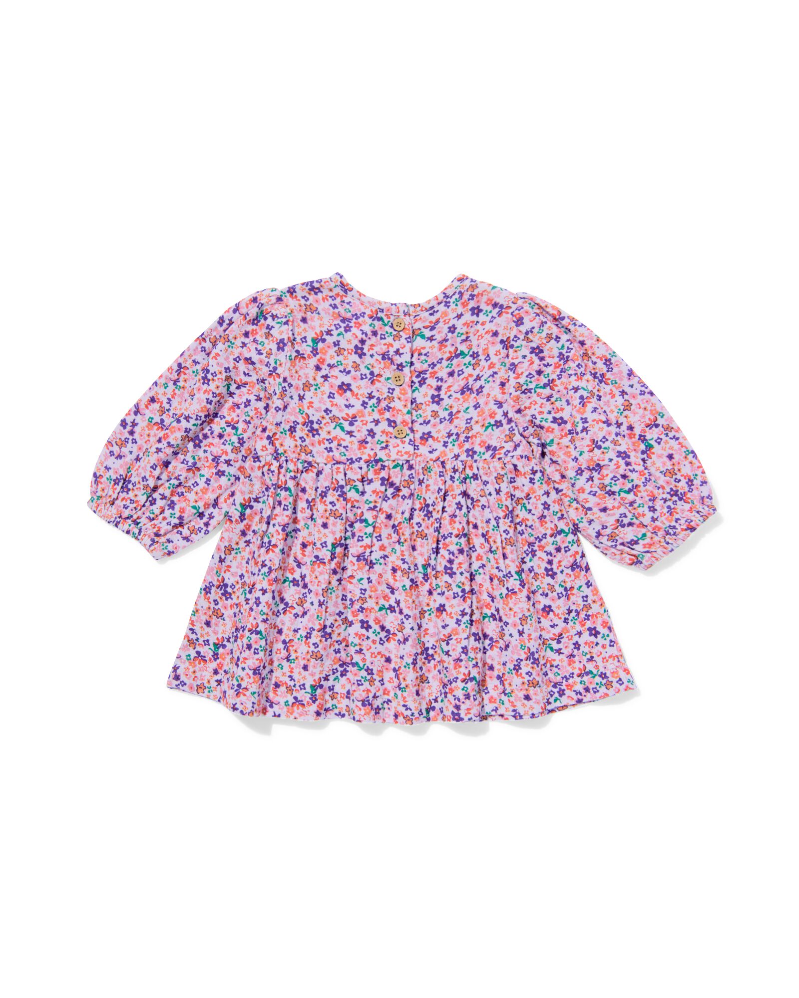 robe b&eacute;b&eacute; mousseline fleurs violet - 33028270PURPLE - HEMA