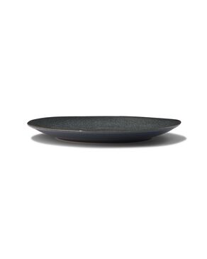assiette plate - 26 cm - Porto - émail réactif - noir - 9602029 - HEMA