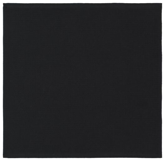 Küchenhandtuch, 50 x 50 cm, Baumwolle, Waffelstruktur, schwarz - 5490039 - HEMA