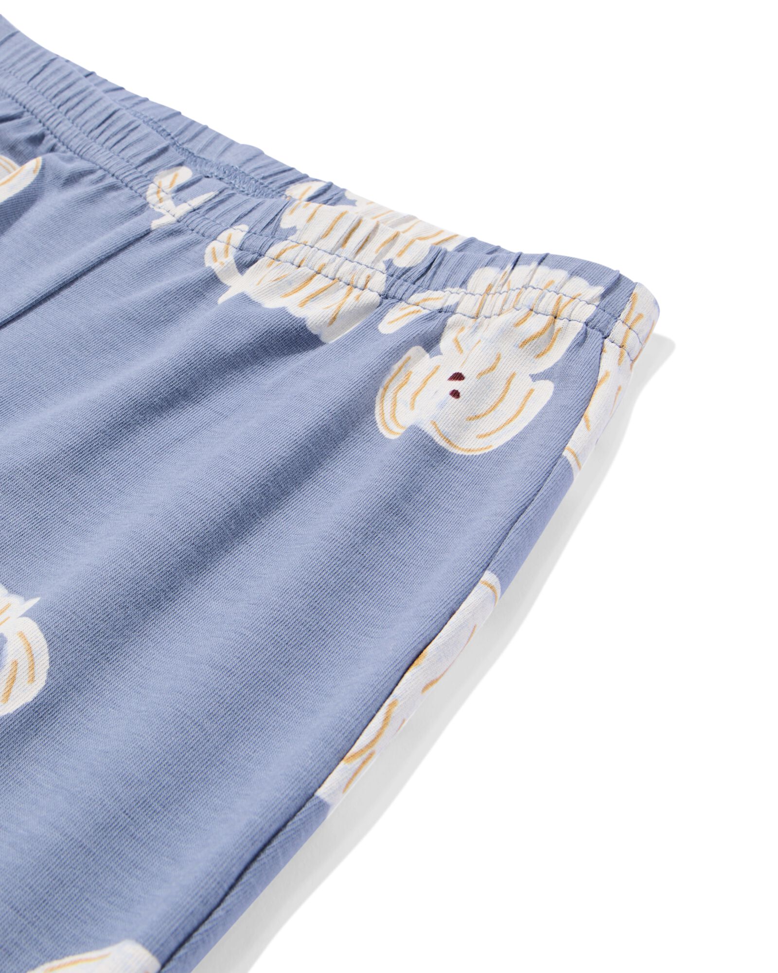 kinderpyjama met poppenpyjama honden blauw blauw - 23000450BLUE - HEMA