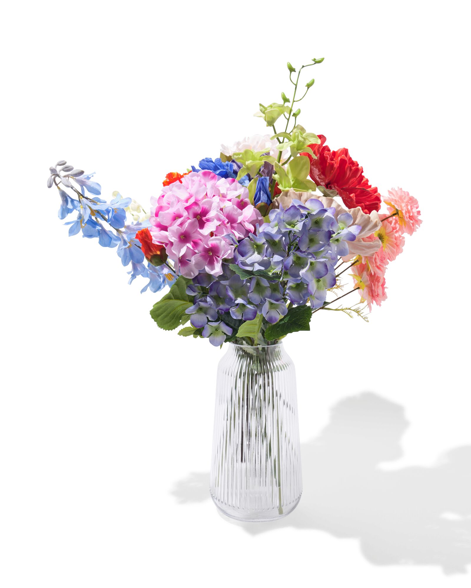 fleur artificielle dendrobium 55 cm caoutchouc blanche - 41300117 - HEMA