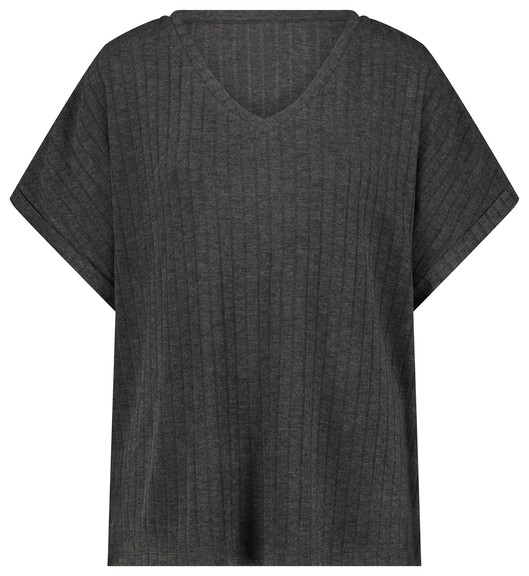 Damen-Lounge-Shirt schwarz schwarz - 1000028596 - HEMA