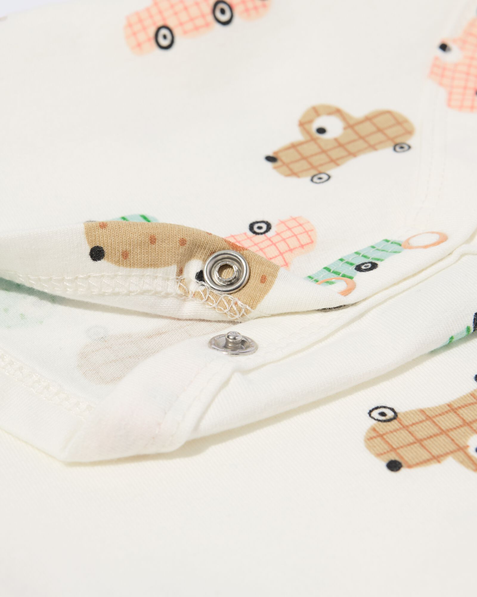 body coton bio extensible gaufr&eacute; avec voitures blanc cass&eacute; - 33311530OFFWHITE - HEMA