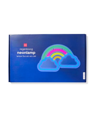 Neonlampe, 47,8 &times; 30,5 cm, Regenbogen - 38400054 - HEMA