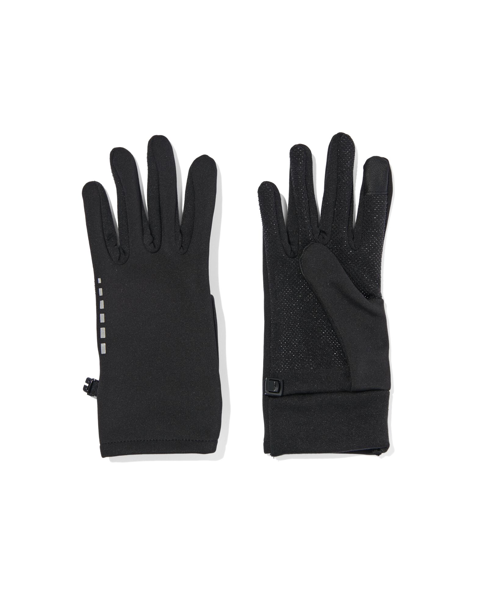 dames en heren handschoenen softshell zwart zwart - 16521440BLACK - HEMA