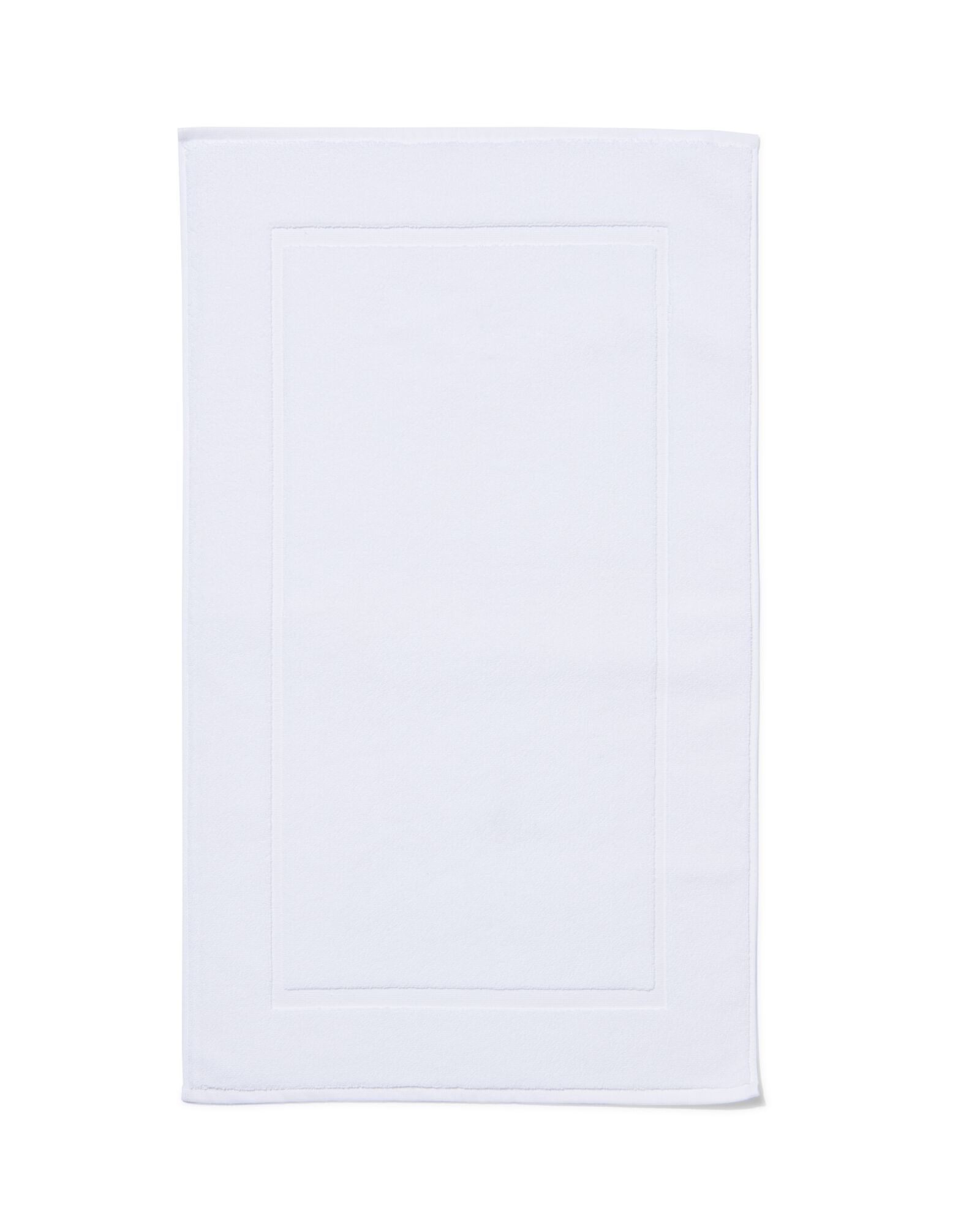 hema tapis de bain 50x80 qualité épaisse tissu blanc (blanc)
