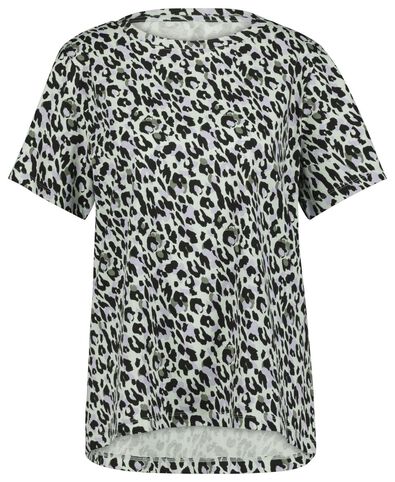 Damen-T-Shirt, Animal hellblau - 1000023722 - HEMA