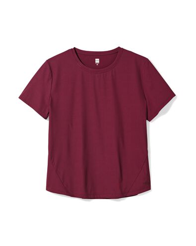 Damen-Sportshirt  dunkelrot - 36030361DARKRED - HEMA