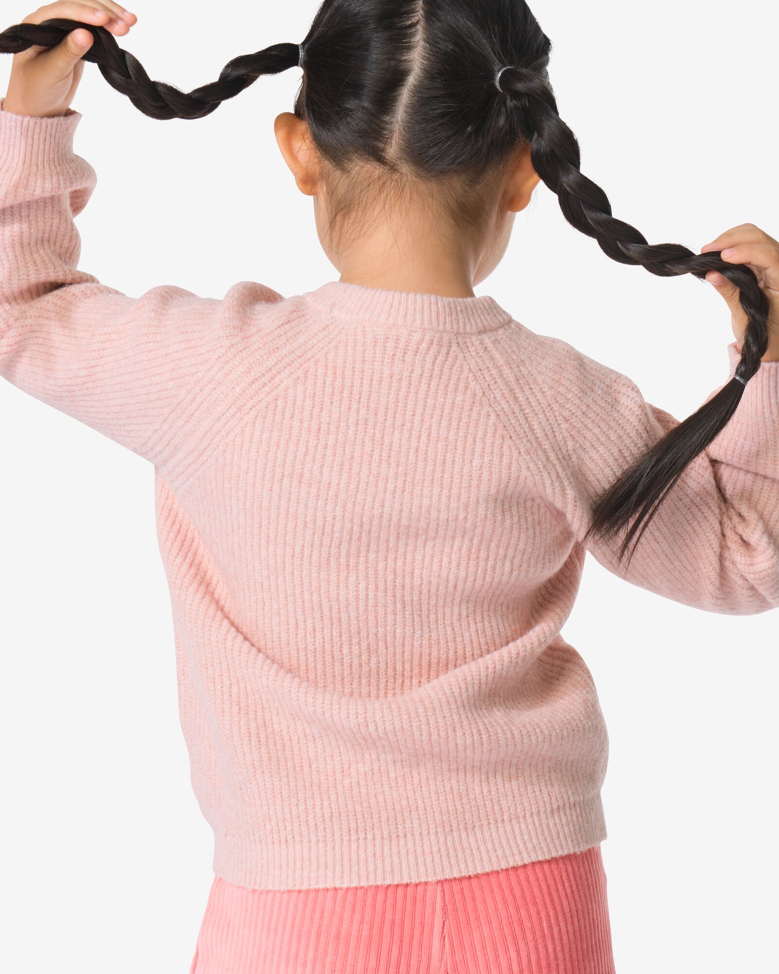 pull enfant paillet&eacute; rose - 30833006PINK - HEMA