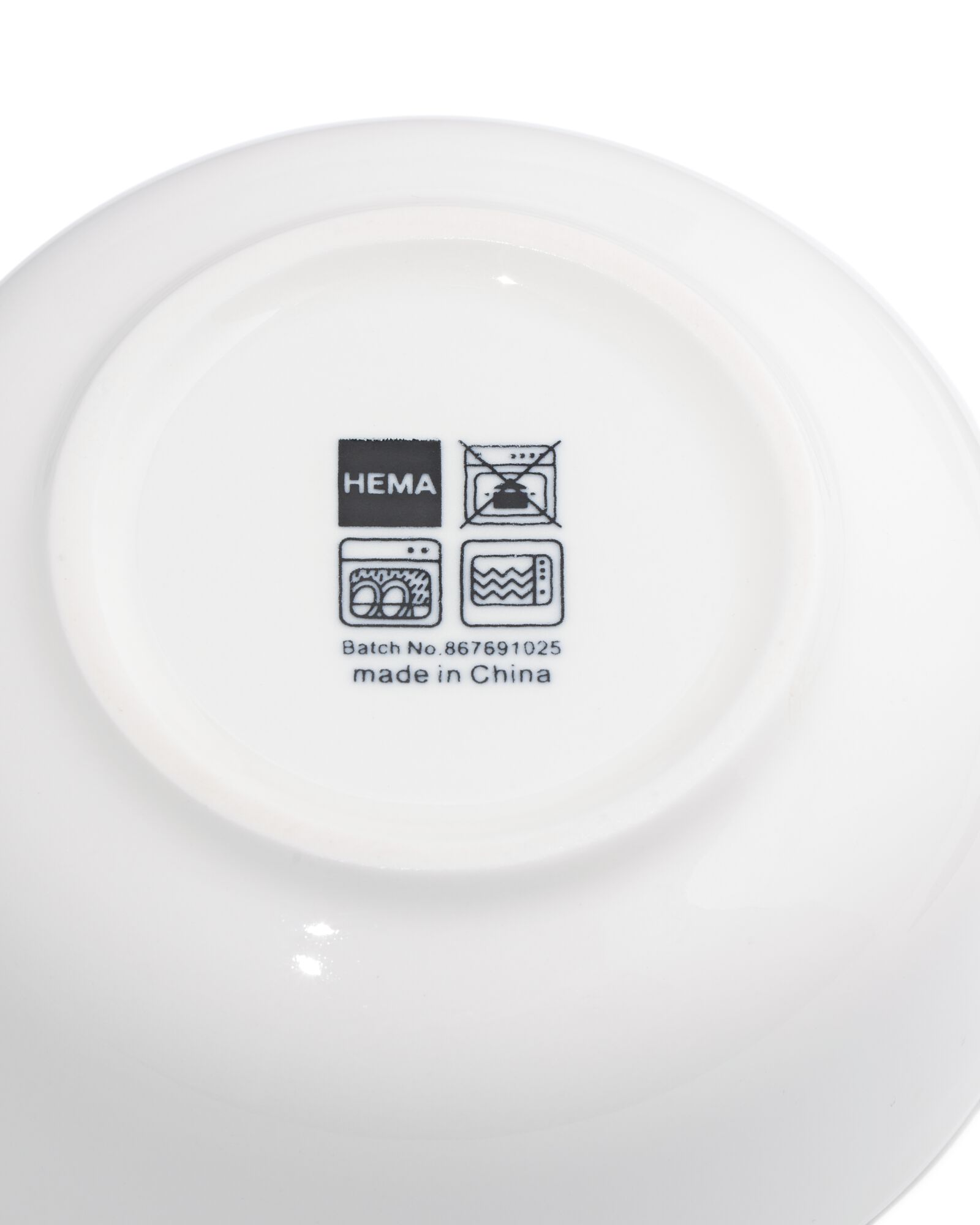 bol ⌀11x4,7cm KNAP new bone blanc - 9650314 - HEMA