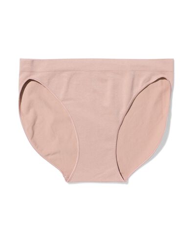 damesslip naadloos micro beige beige - 19607670BEIGE - HEMA