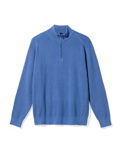 pull homme Kick c&ocirc;tel&eacute; bleu moyen bleu moyen - 2172030MIDBLUE - HEMA