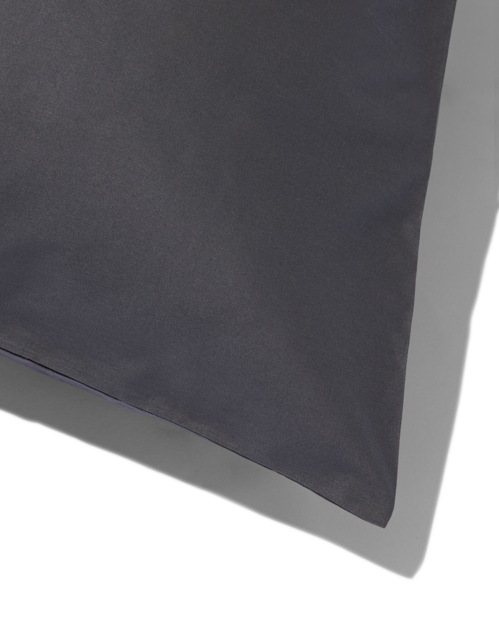 2 taies d’oreiller coton doux 60x70 gris foncé - 5180035 - HEMA