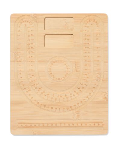 kralenrijgbord 23x28.5cm bamboe - 15900529 - HEMA