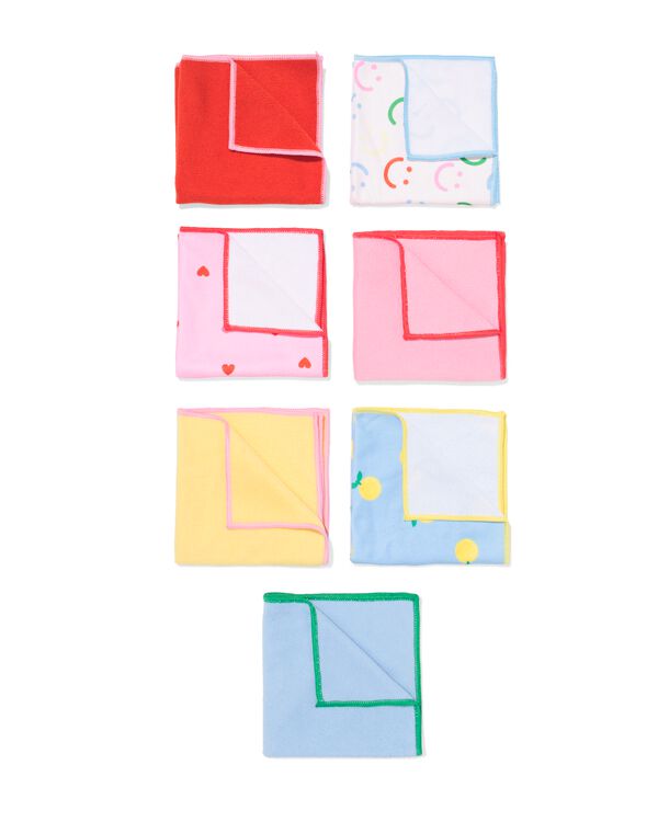 microvezeldoekjes 35x35cm - 7 stuks - 20500221 - HEMA