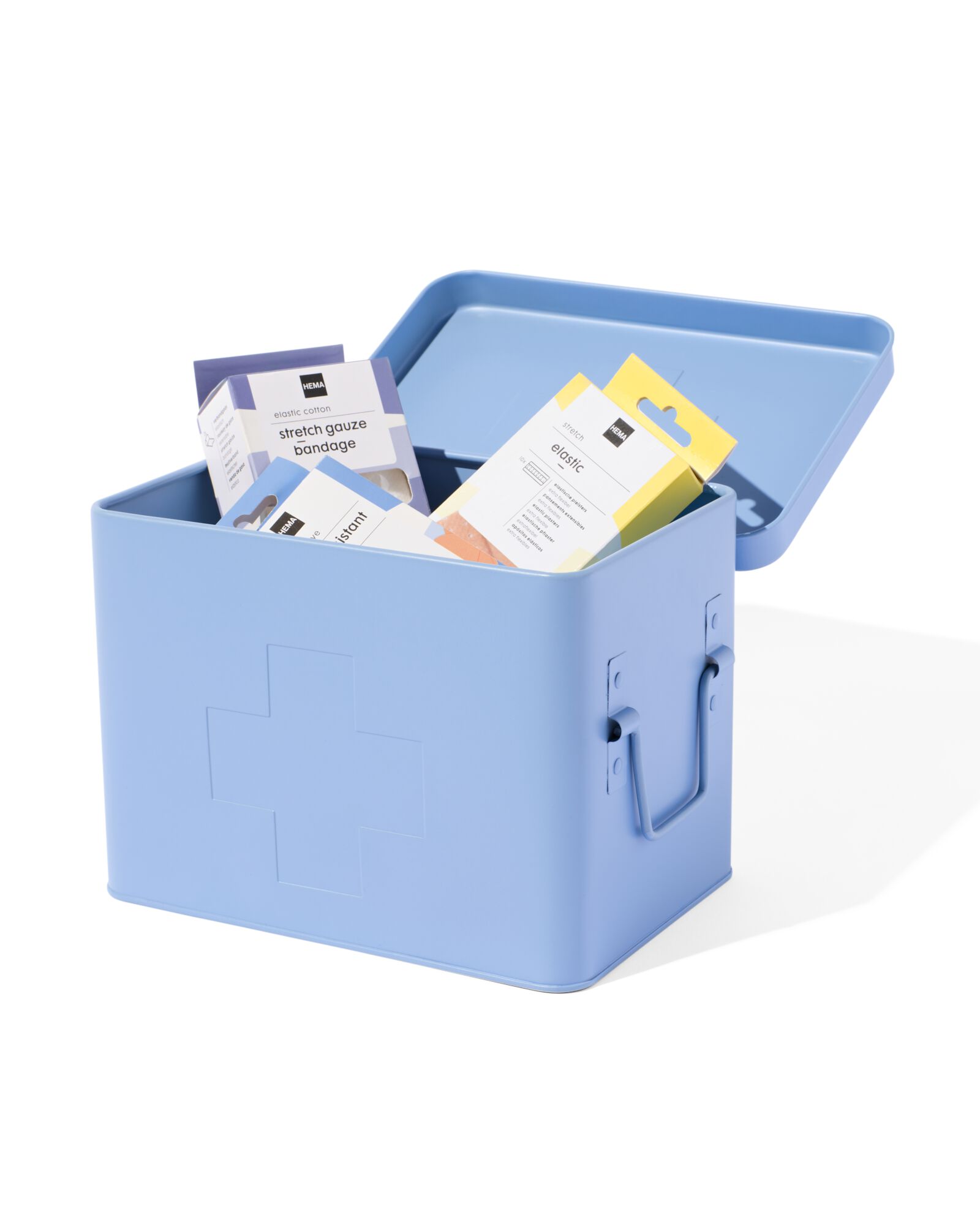 medicijnbox 14.5x23x16 frisblauw - 80350153 - HEMA