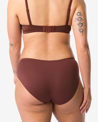 voorgevormde bh zonder beugel donkerbruin - 21800956DARKBROWN - HEMA