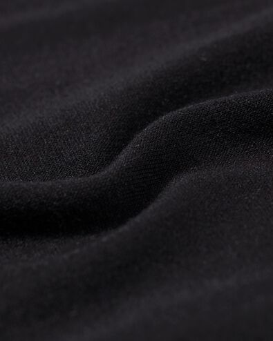 damesnachtshirt viscose zwart S - 23450181 - HEMA
