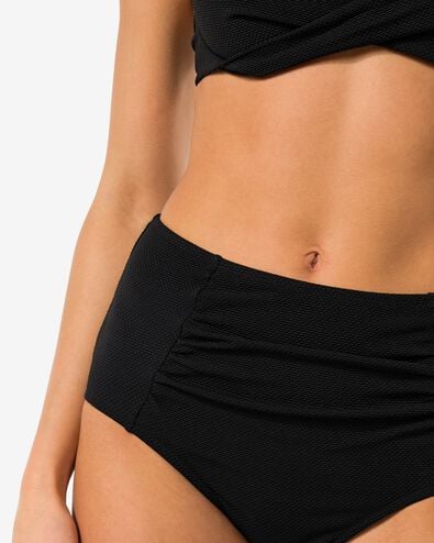 dames bikinibroekje control hoge taille zwart zwart - 1000031087 - HEMA