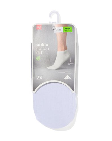 2 paires de mini-chaussettes blanc blanc - 1000000839 - HEMA