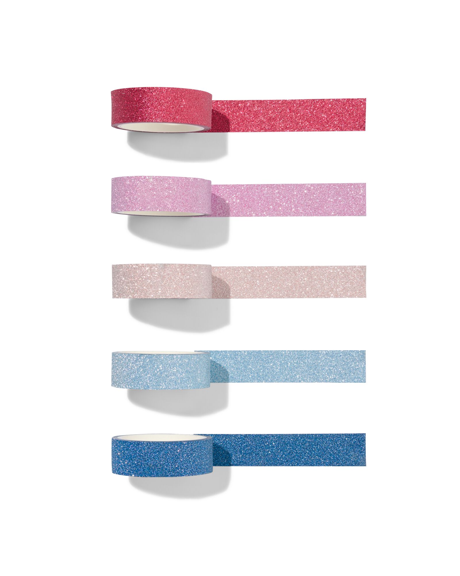 5 washi tapes &agrave; paillettes - 14190072 - HEMA