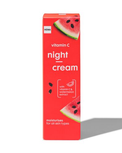 crème de nuit à la vitamine C 50ml - 17870072 - HEMA