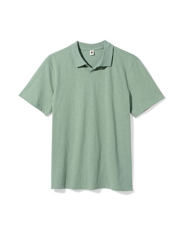 polo homme Jack texture irr&eacute;guli&egrave;re vert marin vert marin - 2179140SEAGREEN - HEMA