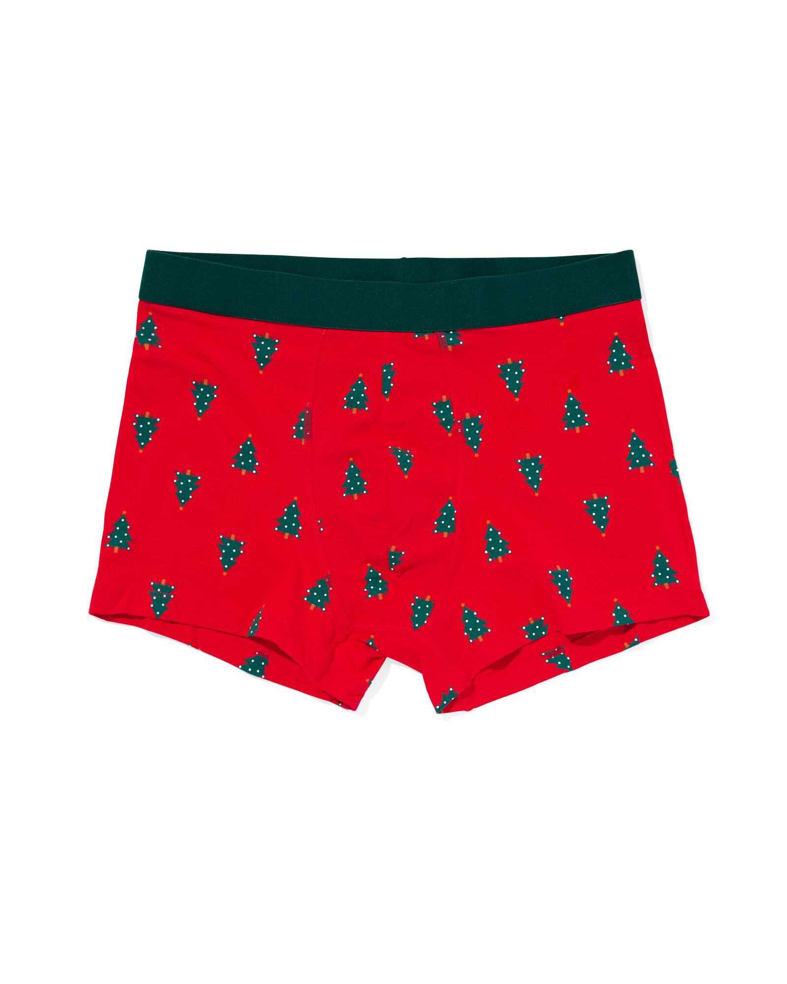 boxer court homme coton stretch rouge rouge - 19193720RED - HEMA