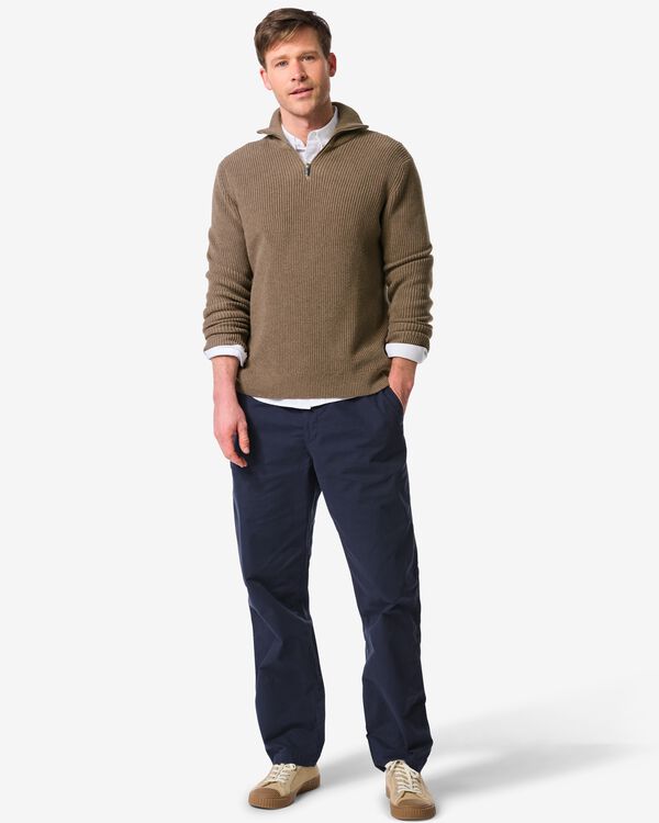 pantalon homme Bas bleu fonc&eacute; bleu fonc&eacute; - 2170540DARKBLUE - HEMA