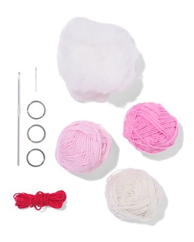 haakset sleutelhangers bloemen - 61104547 - HEMA