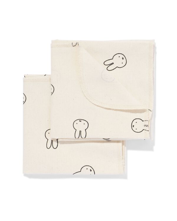 serviette en tissu Miffy - lot de 2 - 14250134 - HEMA