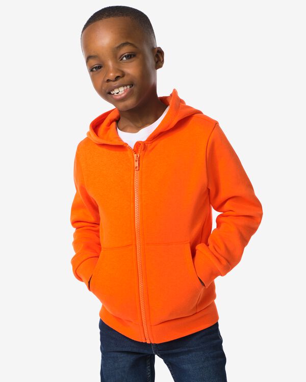 veste enfant à capuche orange orange - 30766003ORANGE - HEMA