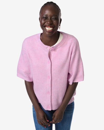 Damenjacke Grace, Feinstrick rosa rosa - 36302430PINK - HEMA