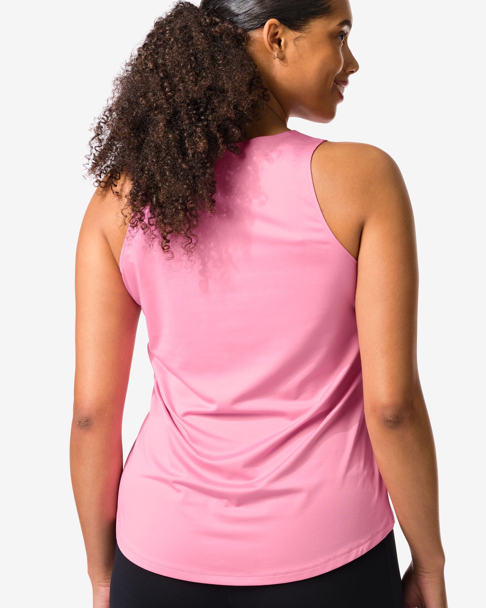 dames sportsinglet loose fit roze roze - 36000517PINK - HEMA