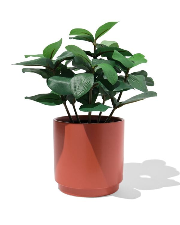 pot de fleurs ⌀15x15cm orange - 41822239 - HEMA